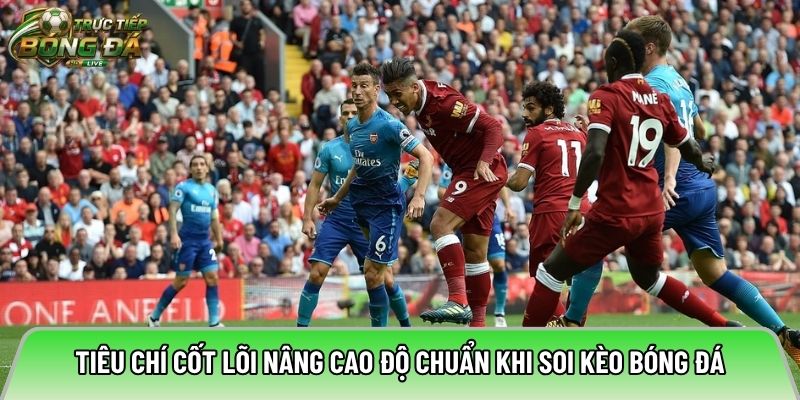 Tiêu chí cốt lõi nâng cao độ chuẩn khi soi kèo bóng đá