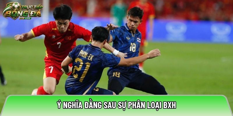 Ý nghĩa đằng sau sự phân loại BXH